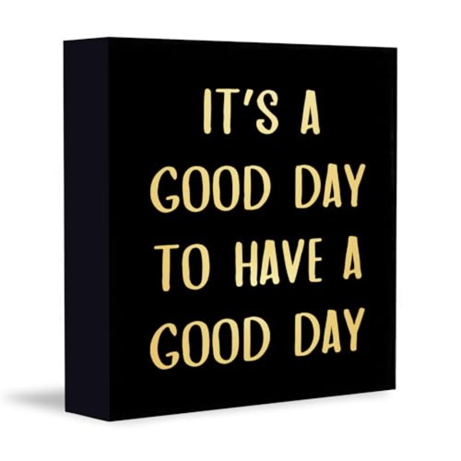 Baby Nursery Office - Black Gold It's a Good Day