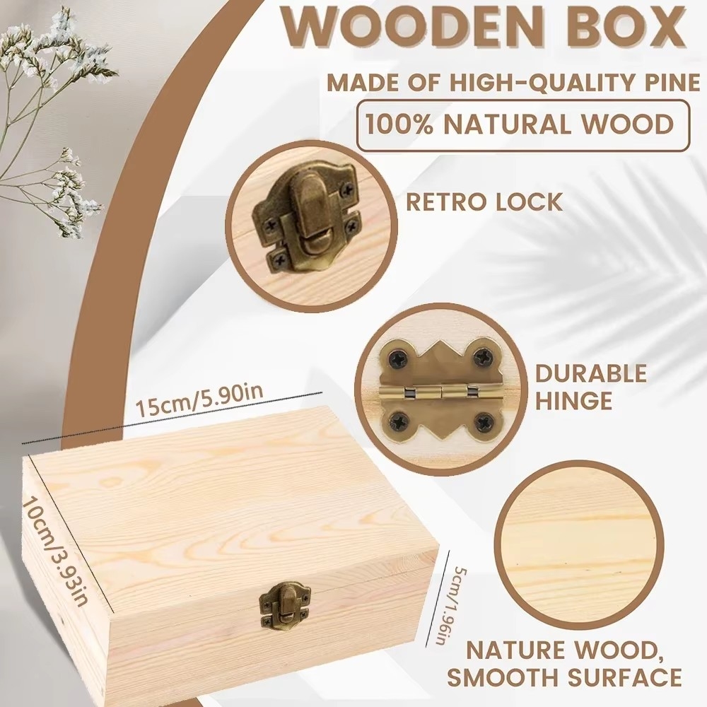 Personalized Baby Wooden Memor - Baby Keepsake Box 评论和价格