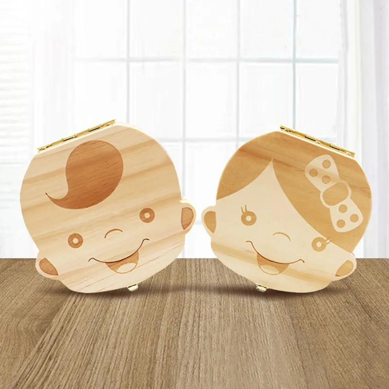 Baby Tooth Box Spanish/Dutch/F - Baby Keepsake Box 评论和价格