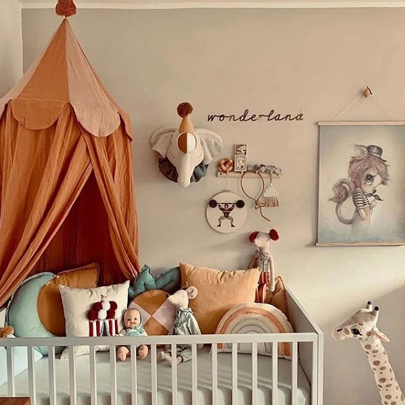 INS Nordic Baby Bed Play Tent  - Baby Nursery Girl Room 评论和价格