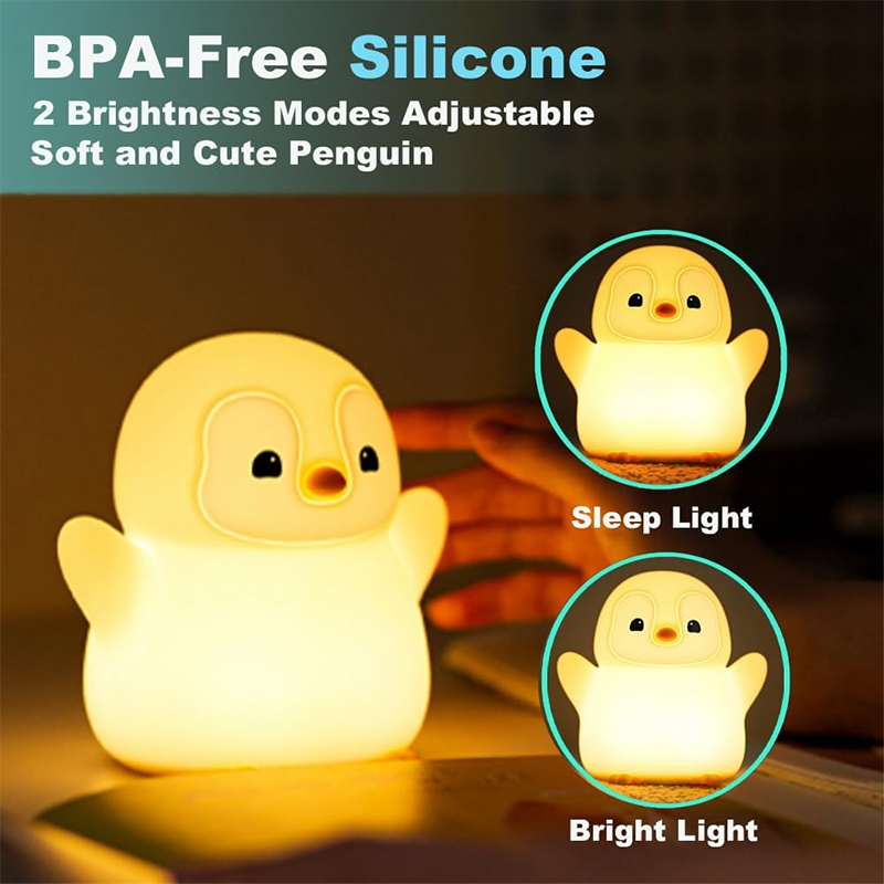 NEW Penguin Night Light Silico - Baby Nursery Table Lamp 评论和价格