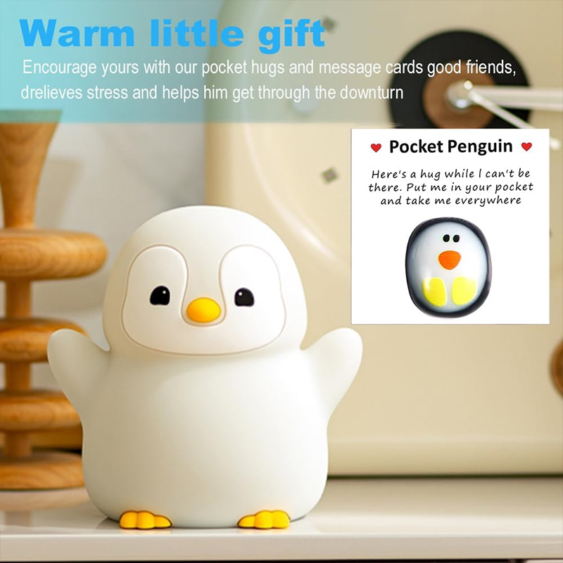 NEW Penguin Night Light Silico - Baby Nursery Table Lamp 评论和价格