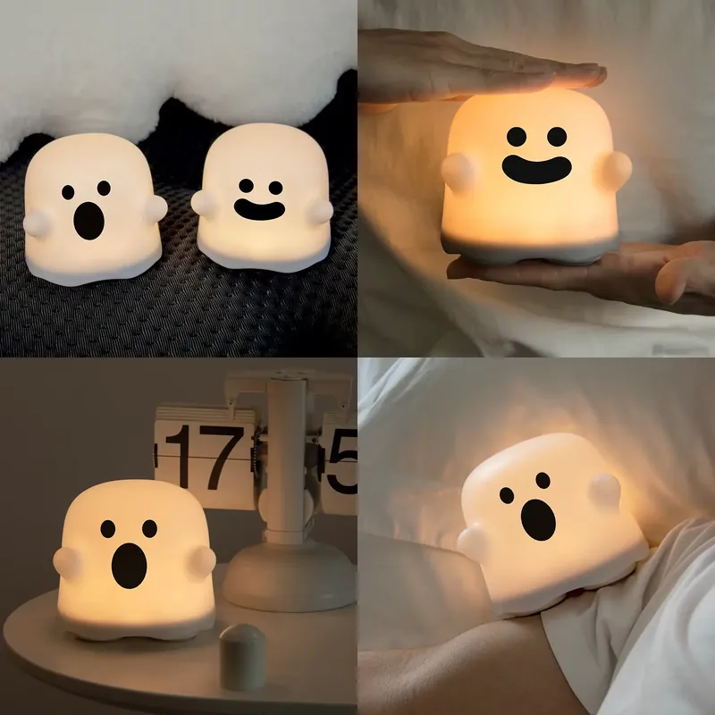 Creative Cute Ghost Night Ligh - Baby Nursery Table Lamp 评论和价格