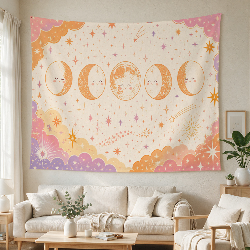 Cute Moon Stars Galaxy Nursery - Baby Nursery Hanging Decor 评论和价格
