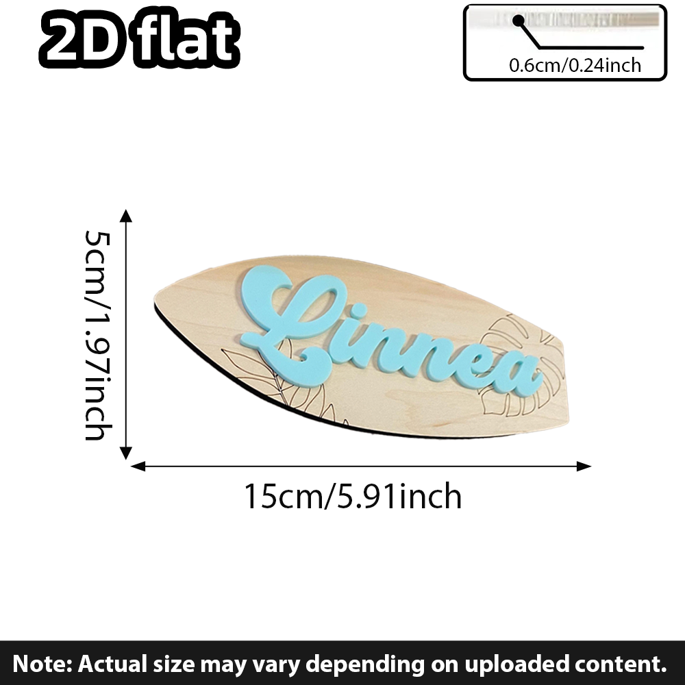 Surfboard Baby Name Signboard  - Baby Nursery In 评论和价格