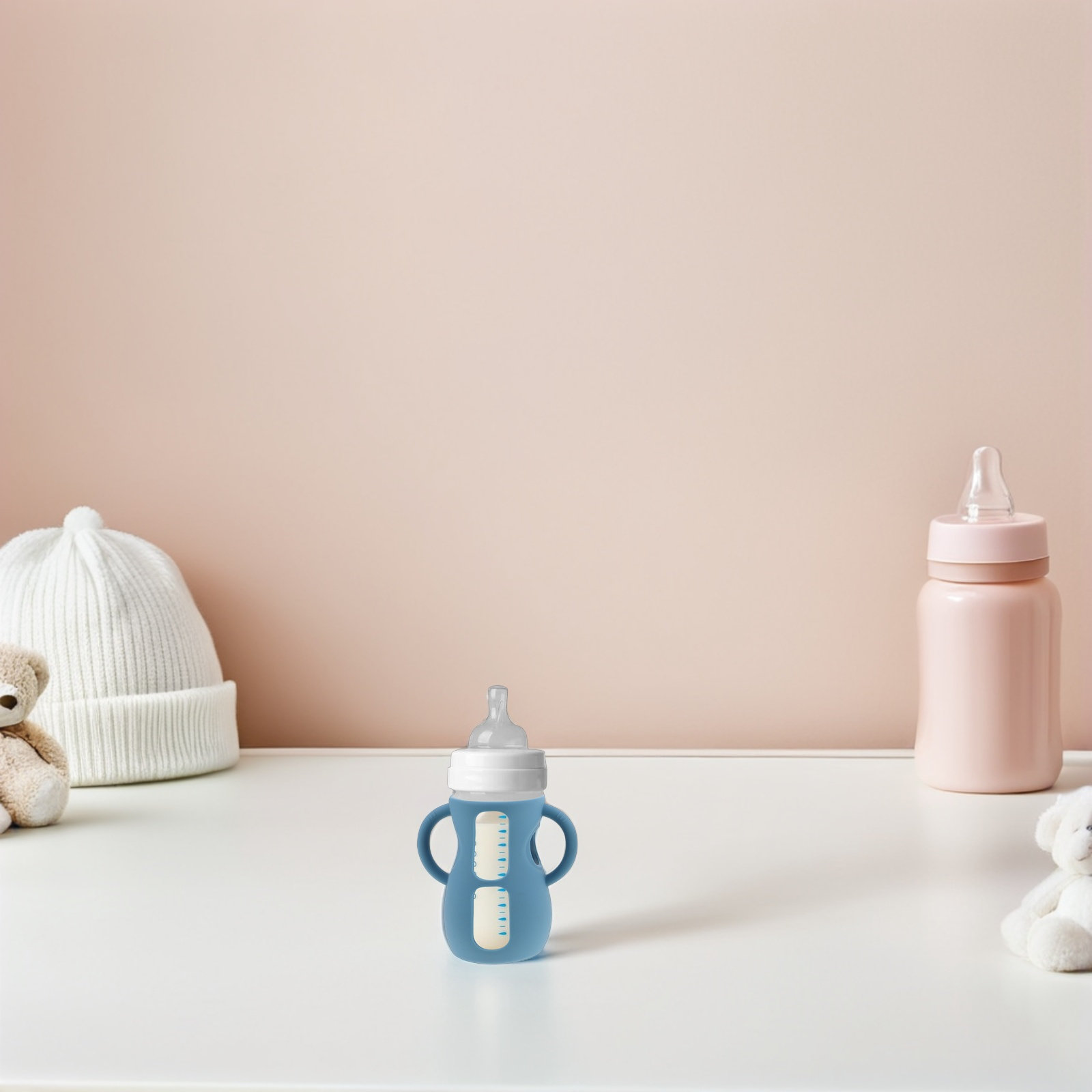 2Pcs Baby Bottle Sleeves Silic - Baby Nursery Nurse 评论和价格
