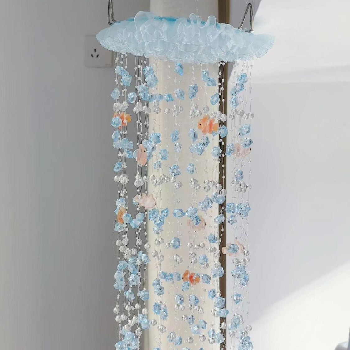 Air Koi Courtyard Hanging Wind - Baby Nursery Decor Girl 评论和价格
