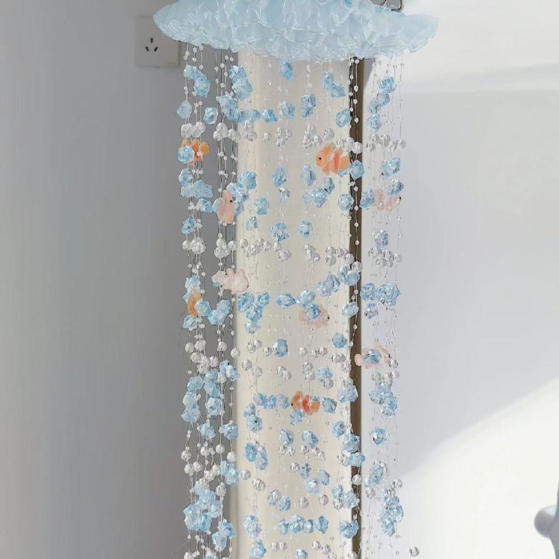 Air Koi Courtyard Hanging Wind - Baby Nursery Decor Girl 评论和价格