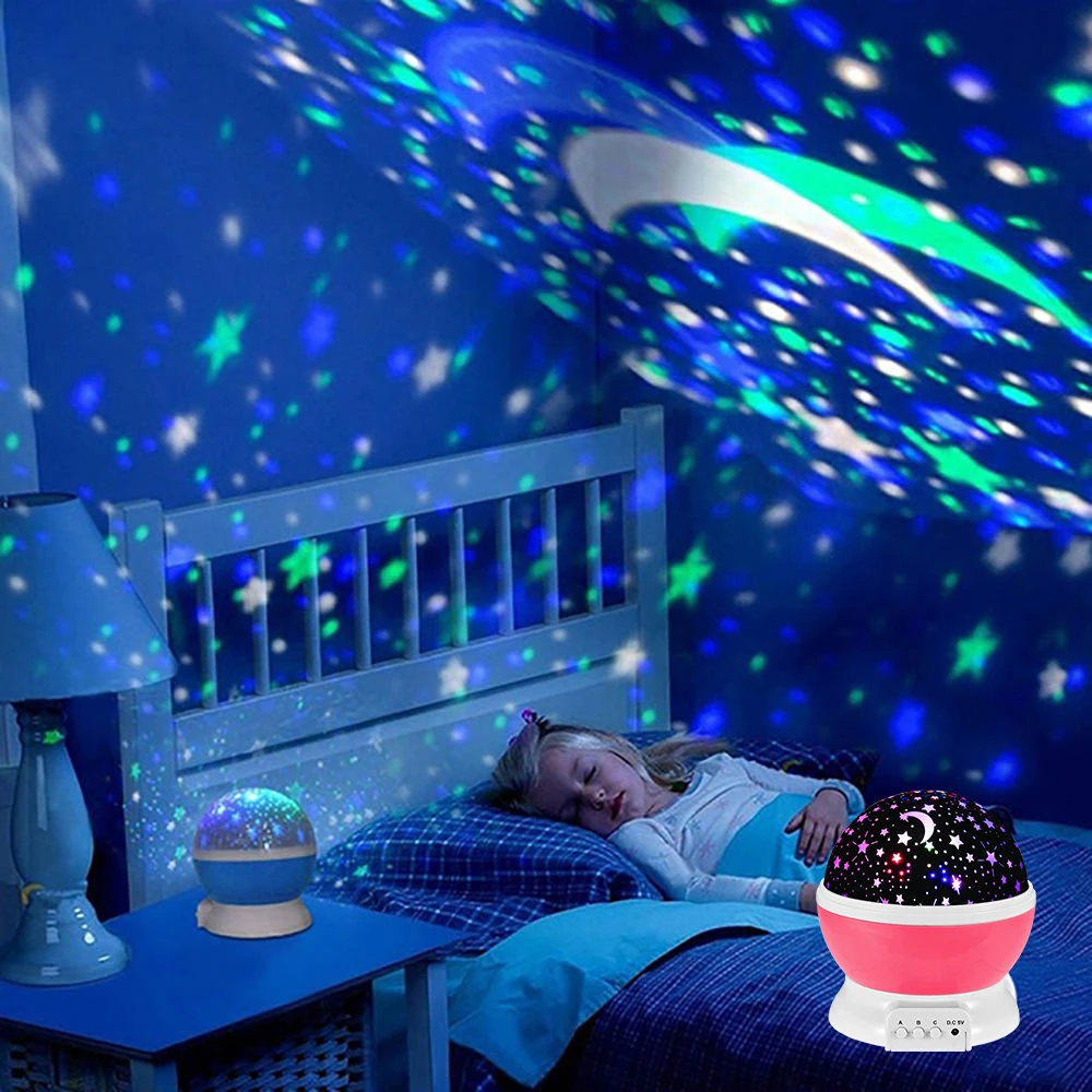 Night Lamp Projector Starry Sk - Baby Nursery Table Lamp 评论和价格