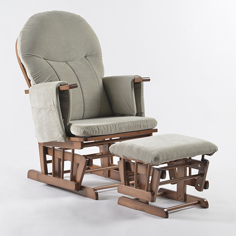 Modern Glider Cushion Maternit - Baby Nursery Glider Recliner 评论和价格