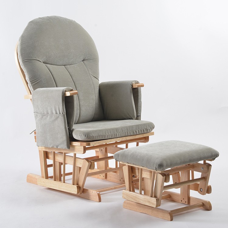 Modern Glider Cushion Maternit - Baby Nursery Glider Recliner 评论和价格