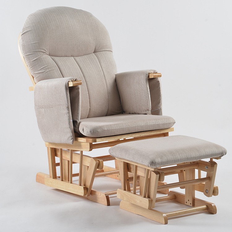 Modern Glider Cushion Maternit - Baby Nursery Glider Recliner 评论和价格