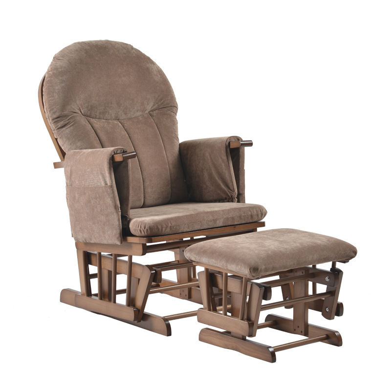 Modern Glider Cushion Maternit - Baby Nursery Glider Recliner 评论和价格
