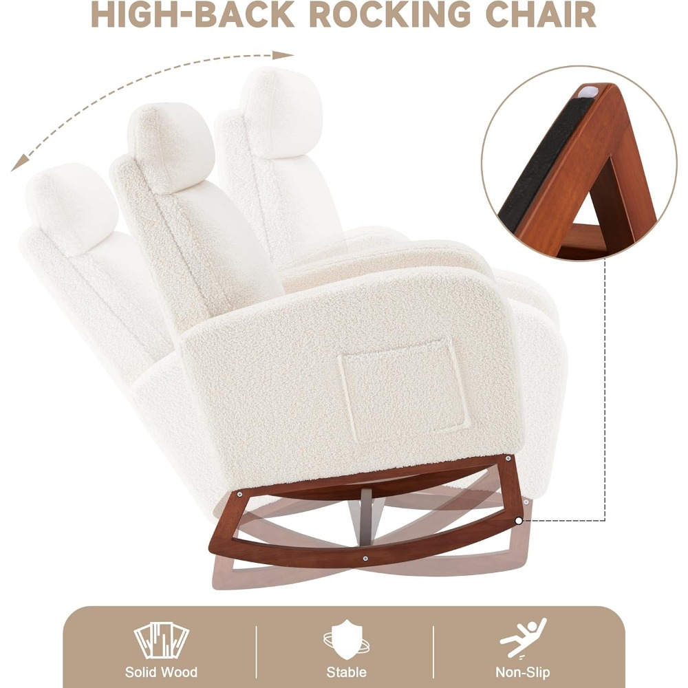 Rocking Chair Nursery Chair wi - Baby Nursery Nurse 评论和价格
