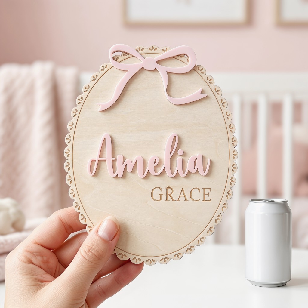 1Pc Custom Bow Lace Edge Baby  - Baby Nursery In 评论和价格