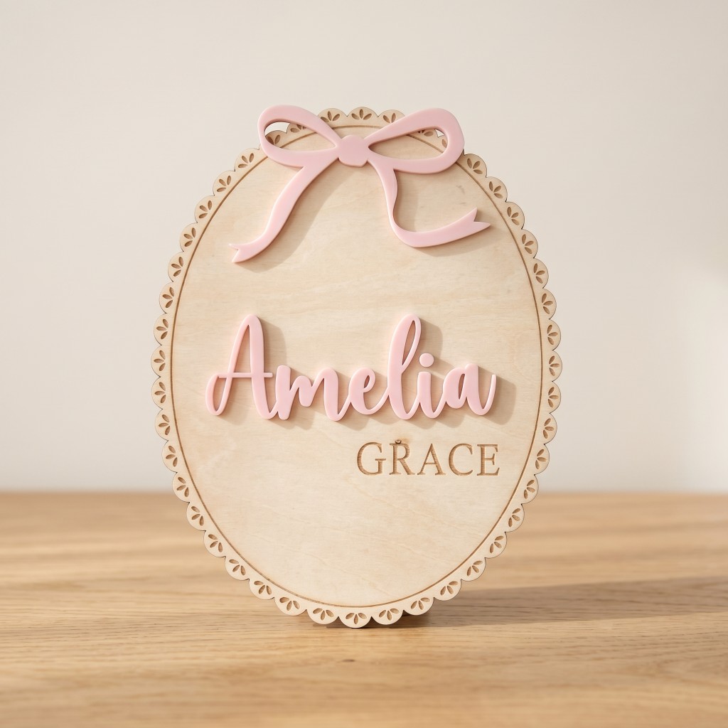 1Pc Custom Bow Lace Edge Baby  - Baby Nursery In 评论和价格