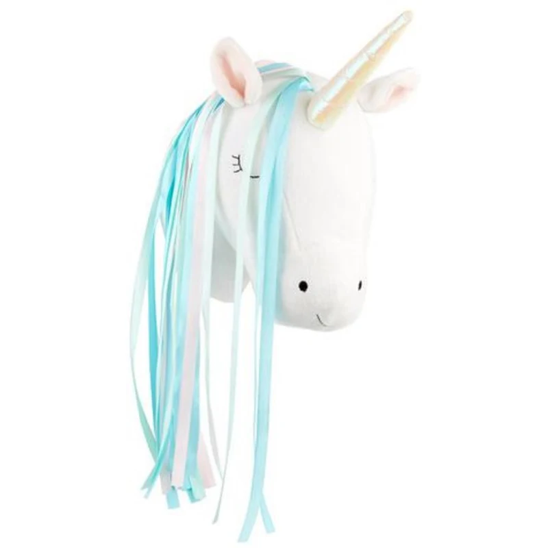Unicorn Plush Animal Head Wall - Baby Nursery Decor Girl 评论和价格