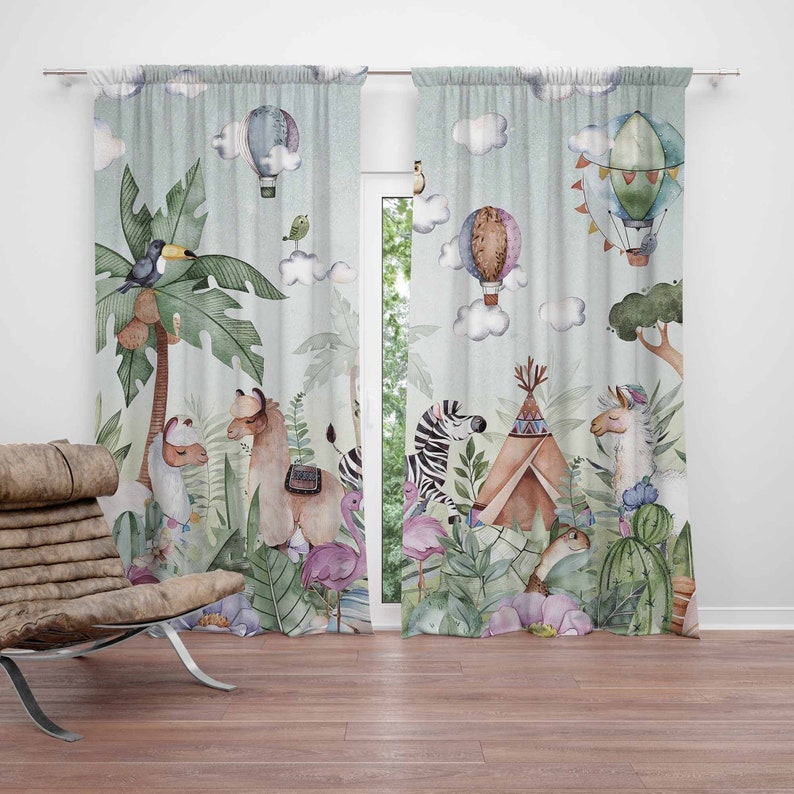 Safari Animals Party Nursery C - Baby Nursery Office 评论和价格