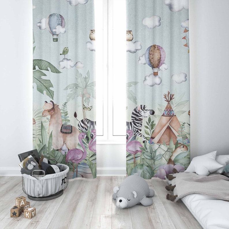 Safari Animals Party Nursery C - Baby Nursery Office 评论和价格