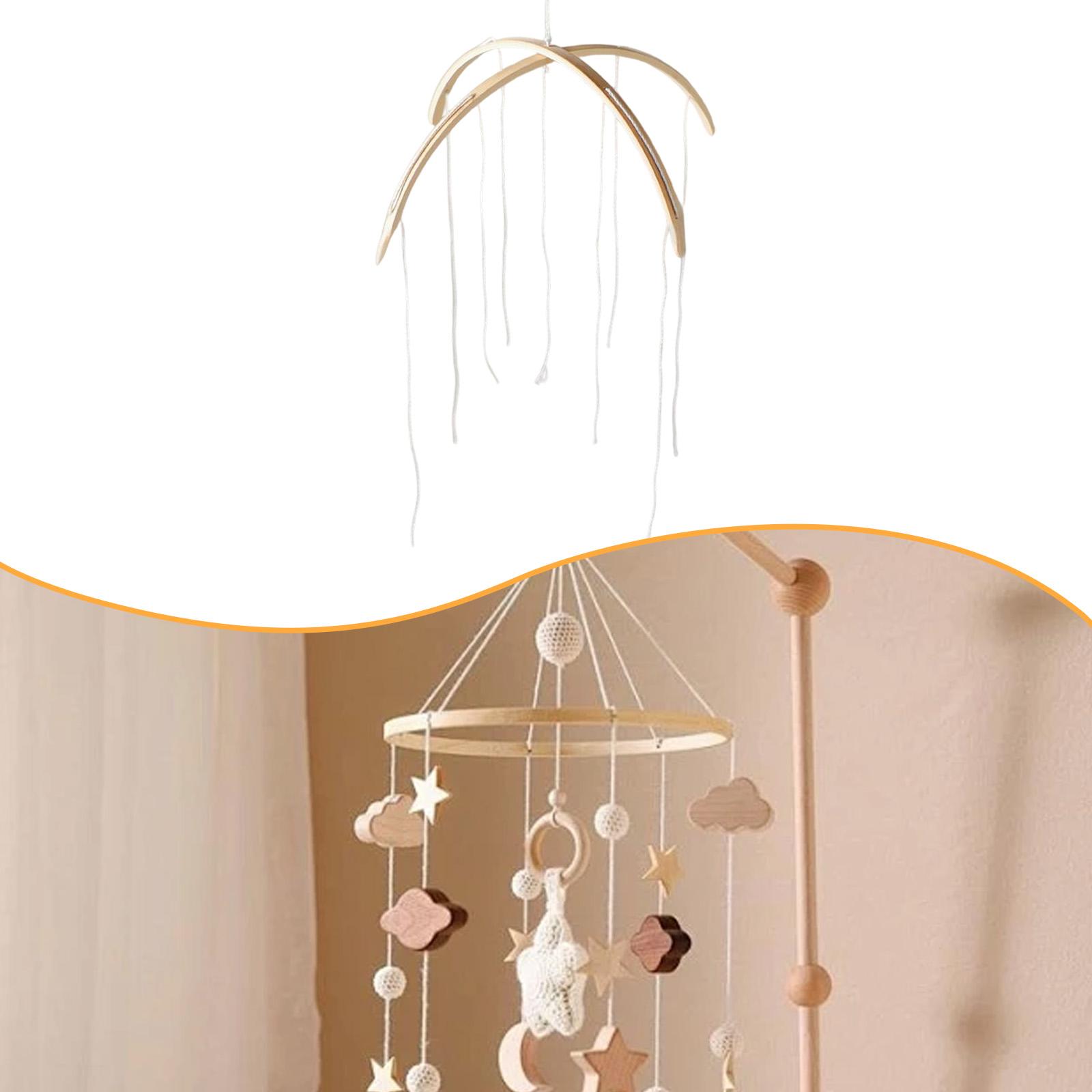 Baby Mobile Wood Frame for Bed - Baby Nursery Nurse 评论和价格