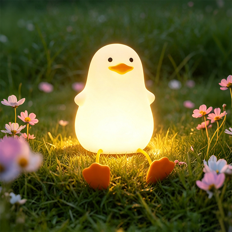 LED Animal Night Light Cute Du - Baby Nursery Table Lamp 评论和价格