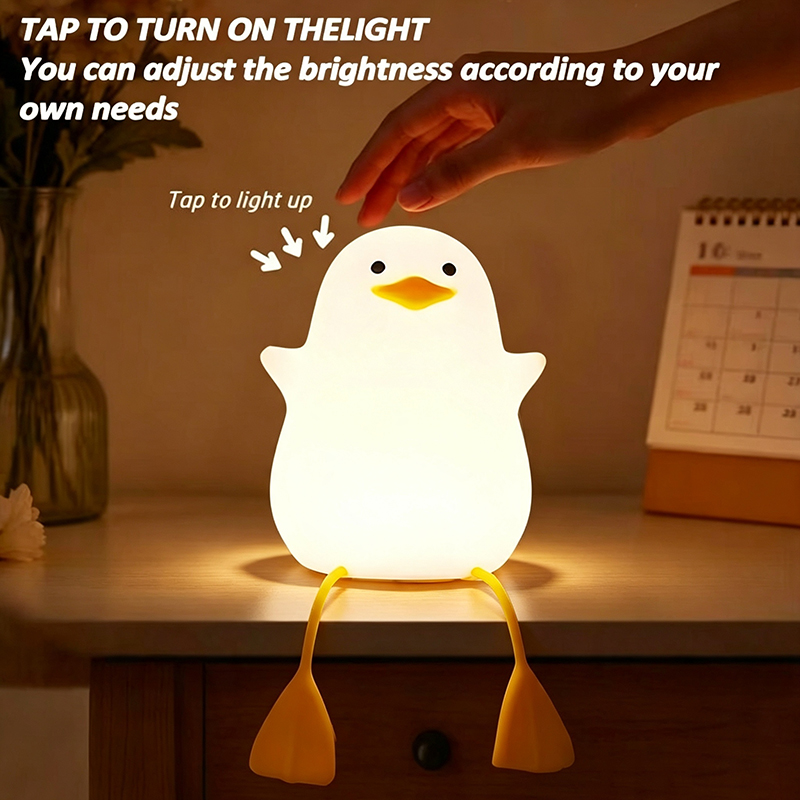 LED Animal Night Light Cute Du - Baby Nursery Table Lamp 评论和价格