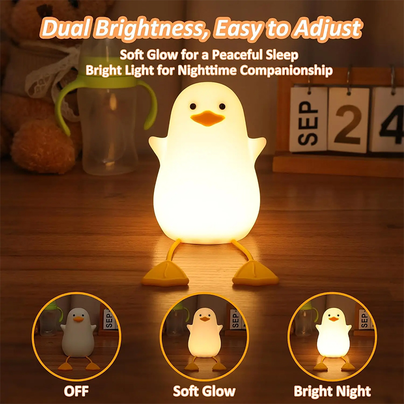 LED Animal Night Light Cute Du - Baby Nursery Table Lamp 评论和价格