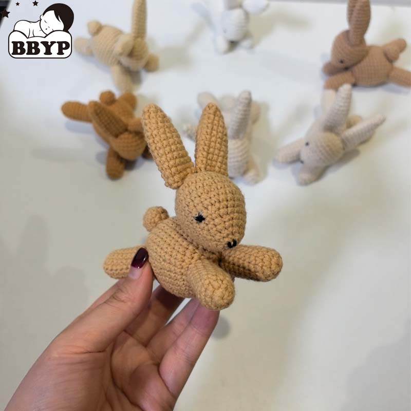 1Pcs Adorable Crochet Rabbit D - Baby Nursery Hanging Decor 评论和价格