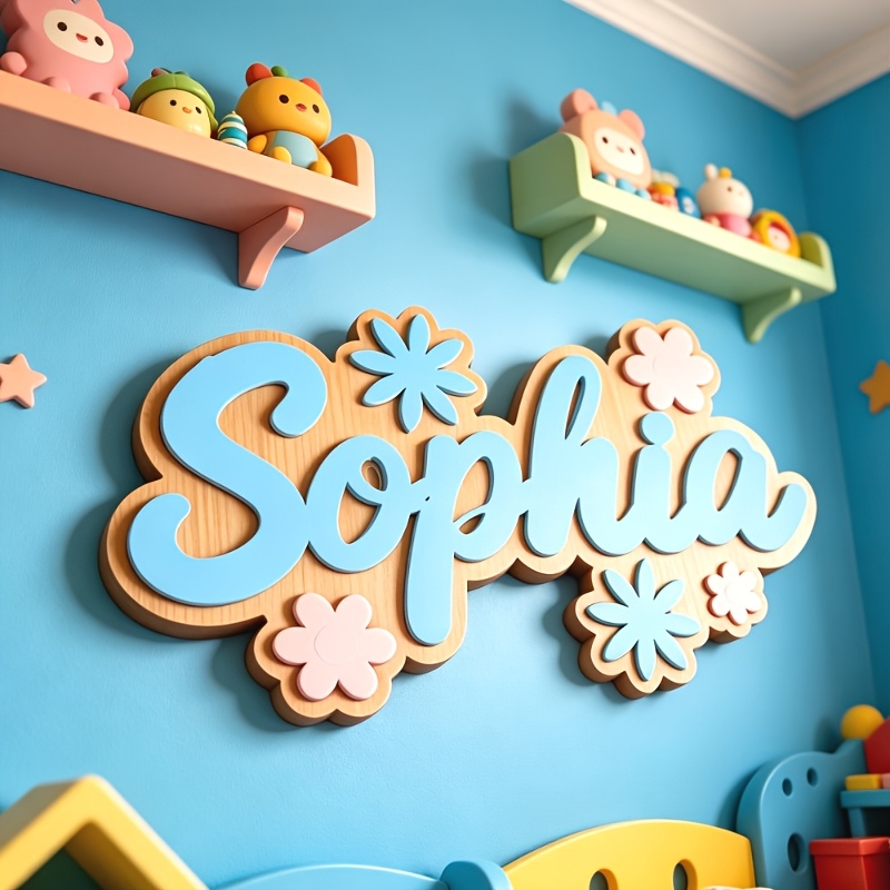Personalized Floral Themed Nam - Baby Nursery In 评论和价格