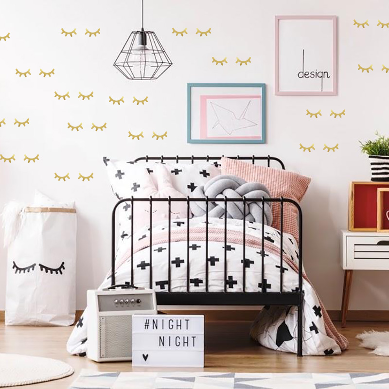 Kids Room Decoration  Eyelash  - Baby Nursery Girl Room 评论和价格