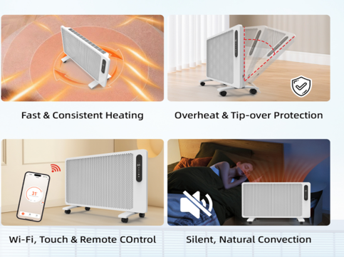 Quiet Radiant Graphene Electri - Baby Nursery In 评论和价格