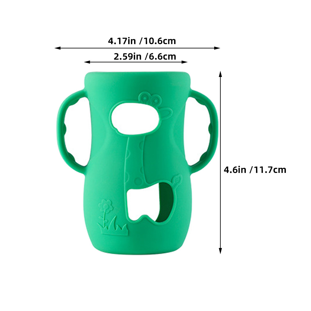 3Pcs Silicone Baby Bottle Slee - Baby Nursery Nurse 评论和价格