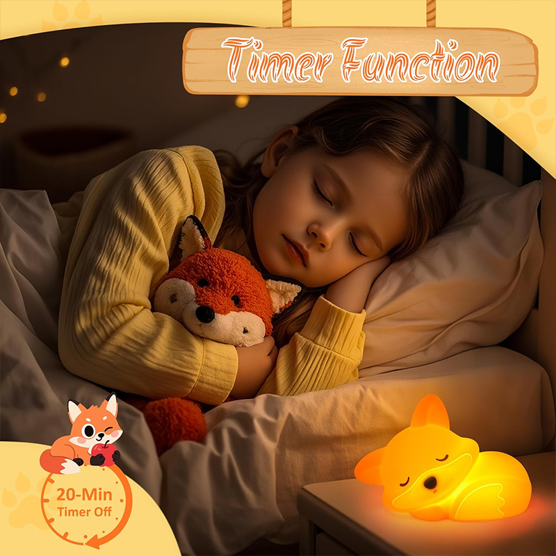 1Pack Fox Animal Night Light S - Baby Nursery Table Lamp 评论和价格