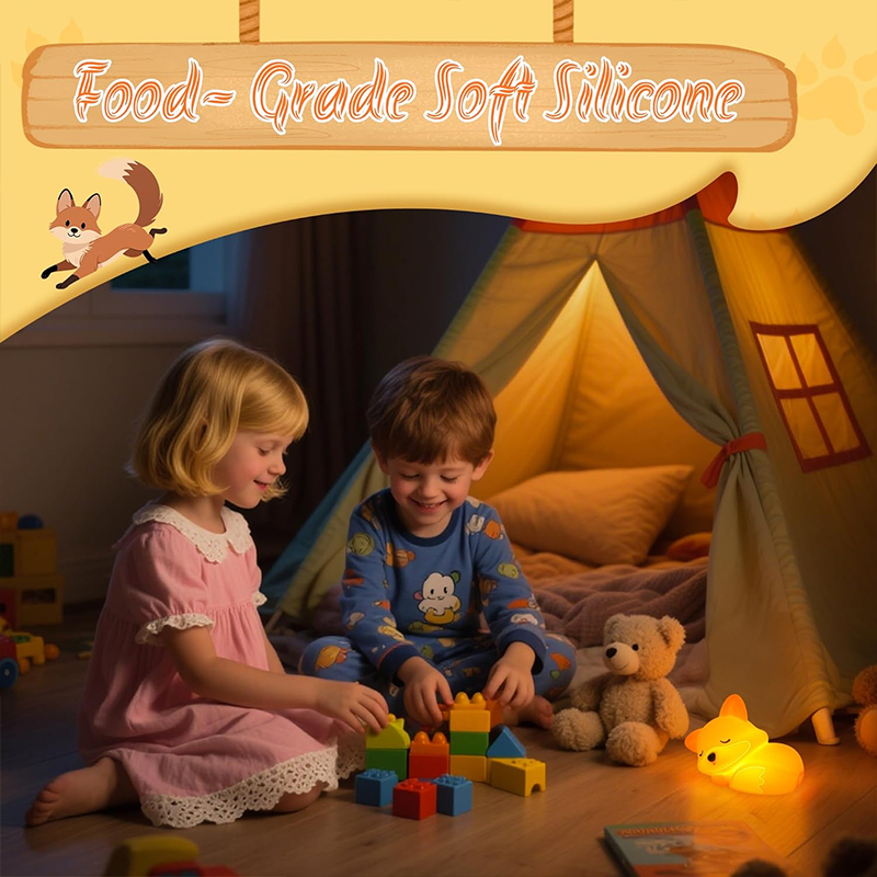 1Pack Fox Animal Night Light S - Baby Nursery Table Lamp 评论和价格